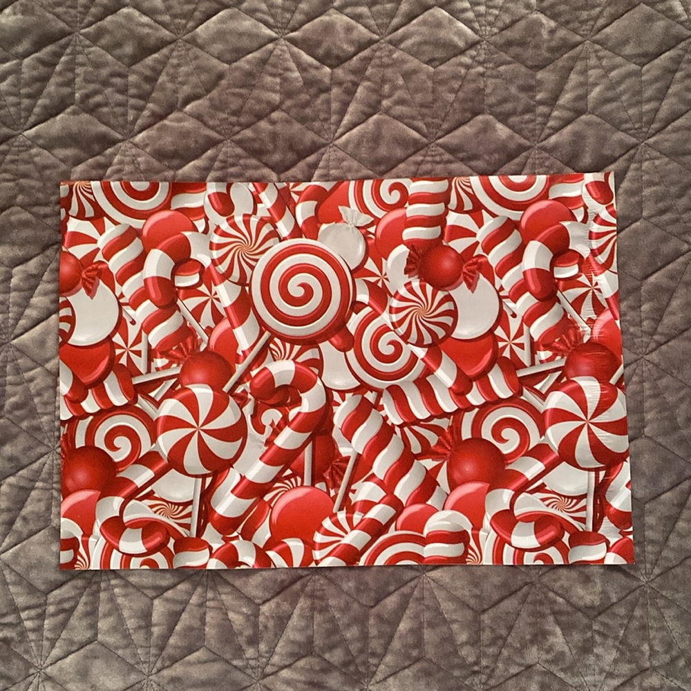 Candy Cane Lollipop Designer Poly Mailers Envelopes Printed Bags 10x13 (25 Pack - Picture 5 of 11